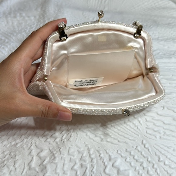 Gorgeous Vintage The Broadway Hand Beaded Evening Event Mini Hand Bag - Picture 6 of 6